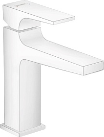 Смеситель для умывальника (раковины) Hansgrohe Metropol 32507700 белый латунь Водяной