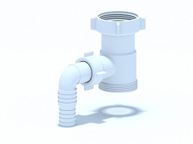Отвод стиральной машины 1 1/2"*1 1/2" АНИ Пласт M110