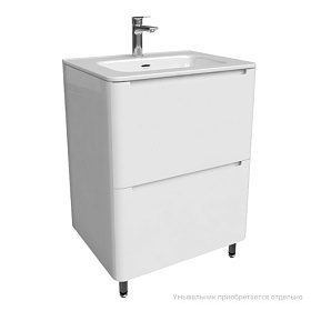 Тумба под раковину Iddis Edifice 60 напольная 2 выдв.ящ. белая EDI60WFi95