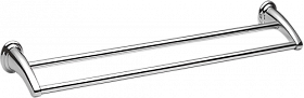 Полотенцедержатель штанга 2-ой 63 см Haiba HB15 HB1509 хром Водяной