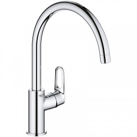 Смеситель для кухни (мойки) Grohe BauFlow 31230001 хром латунь