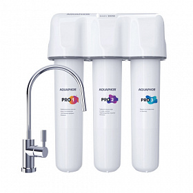 Фильтр под кран питьевой воды 3-х ступ. Аквафор Baby Pro см./элем. Pro1-Pro2-Pro3 для мягкой воды 508583 Водяной