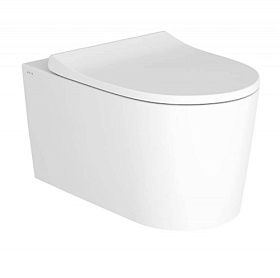 Унитаз подвесной Vitra Nest QuantumFlush безободковый смыв с гигиенич.покрытием сид.отдельно 7870B403-0075