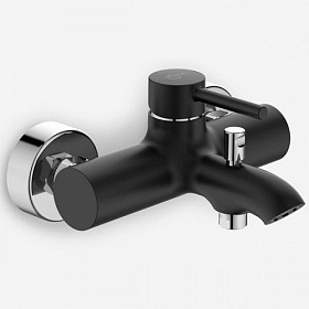 Смеситель для ванны/душа (короткий излив) Ideal Standard Kolva BC675U4 чёрный латунь