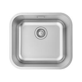 Мойка для кухни Iddis Mate MAT49S0i77 прямоуг. 49х44 глуб. 18см (толщ.0,8мм) вып. 3 1/2" (врезная, подстольная) хром