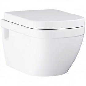 Унитаз подвесной Grohe Euro Ceramic безободковый смыв сид.отдельно 39538000