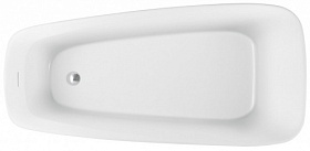 Ванна акрил 170х78 Aquanet Trend 00260052 Matt Finish овальная на каркасе с панелью и слив-переливом