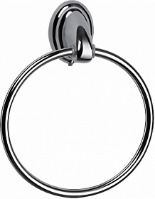 Полотенцедержатель кольцо Haiba HB15 HB1504 хром Водяной