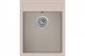 Мойка для кухни Longran Ultra ULS400.500 - 38 Terra прямоуг. 40х50 глуб. 20см вып. 3 1/2" (врезная) терра