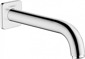 Излив для ванны/душа (короткий излив) Hansgrohe Vernis Shape 71460000, хром Водяной