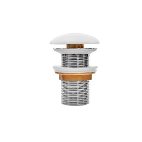 Выпуск для раковины без перелива Iddis Optima Home OPHWM00i88 белый матовый