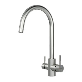 Смеситель для кухни (мойки) AM.PM X-Joy S F85B07711 с переключ.для фильтра питьевой воды сатин нерж. сталь
