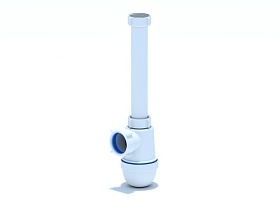 Сифон для раковины вып. 1 1/4" х 40 АНИ Пласт без выпуска С1020