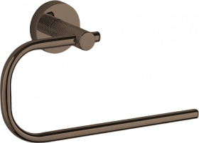 Полотенцедержатель прямоугольник 25 см Boheme Uno 10975-SGM shine gun metal