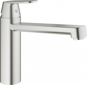 Смеситель для кухни (мойки) Grohe Eurosmart Cosmopolitan 30193DC0 суперсталь латунь Водяной