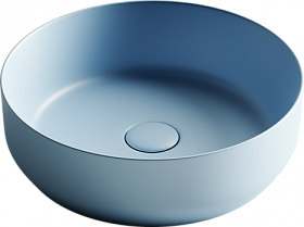 Раковина (умывальник) Ceramica Nova Element 39 голубая накладная (чаша на столешницу) CN6022ML Водяной