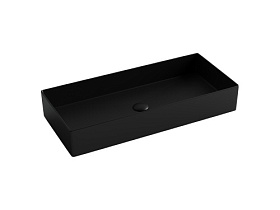 Раковина (умывальник) Ceramica Nova Element 80 чёрная накладная (чаша на столешницу) CN6072MB Водяной
