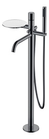 Смеситель для ванны/душа (короткий излив) Boheme Stick Shine Gun Metal Diamond 129-SGM shine gun metal латунь