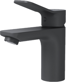 Смеситель для умывальника (раковины) AM.PM X-Joy F85A02122 чёрный латунь Водяной