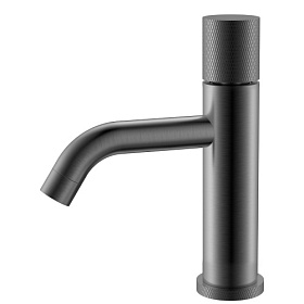 Смеситель для умывальника (раковины) Boheme Stick Gun Metal Touch 121-GM.2 gun metal латунь
