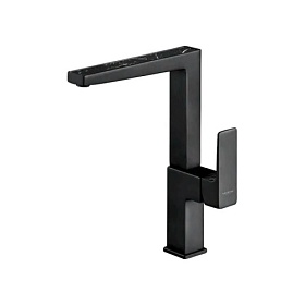 Смеситель для кухни (мойки) Ledeme H73 L4073B чёрный латунь