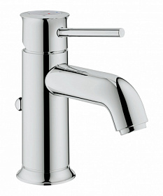 Смеситель для умывальника (раковины) Grohe BauClassic 23161000 хром латунь Водяной