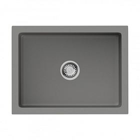 Мойка для кухни Omoikiri Mikura 61-PE 4997072 прямоуг. 61х46 глуб. 23см вып. 3 1/2" (врезная, фронтальный монтаж) pebble