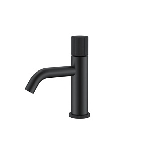 Смеситель для умывальника (раковины) Boheme Stick Linea Matt Black 121-BB.3 чёрный латунь Водяной
