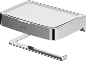 Держатель для туалетной бумаги с полкой без крышки AM.PM Inspire V2.0 A50A341500 хром
