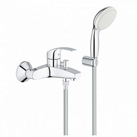 Смеситель для ванны/душа (короткий излив) Grohe Eurosmart New 3330220A хром латунь Водяной