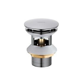 Донный клапан 1 1/4" Aquatek AQ6002CR хром