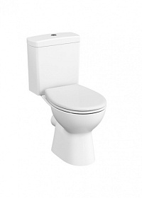 Унитаз-компакт напольный Vitra S10 безободковый смыв с гигиенич.покрытием сид.термопласт микролифт 9864B003-7201