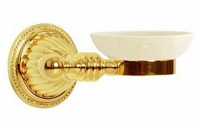 Держатель для мыла латунь/керамика Boheme Hermitage Gold 10352 золото