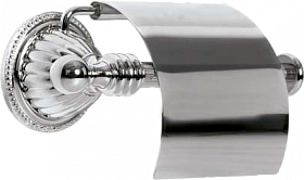 Держатель для туалетной бумаги скоба с крышкой Boheme Hermitage Chrome 10380 хром Водяной