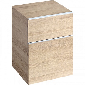 Тумба без раковины Geberit iCon 45 подвесная 2 выдв.ящ. дуб 841047000