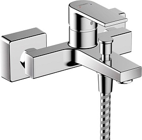 Смеситель для ванны/душа (короткий излив) Hansgrohe Vernis Shape 71450000 хром латунь