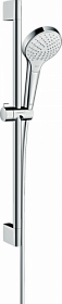 Душевая стойка с лейкой и шлангом Hansgrohe Croma Select S Vario 669 мм d110 мм круглая 3-х реж. 26562400 хром Водяной