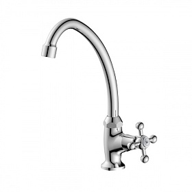 Вентиль для умывальника (раковины) DecoRoom DR54 DR54010 хром латунь