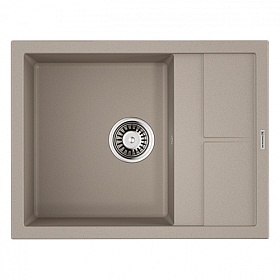 Мойка для кухни Omoikiri Sumi 65-SA 4993672 прямоуг. 65х50 глуб. 23см (толщ.10мм) вып. 3 1/2" (врезная) крыло универсал бежевая