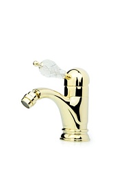 Смеситель для биде Boheme Crystal 286-CRST золото латунь