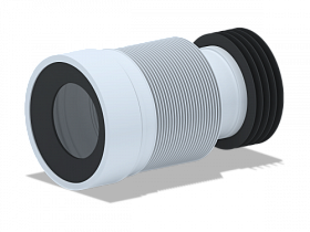 Гофра для унитаза АНИ пласт K828 (231-500)