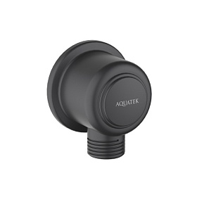 Шланговое подключение для душа Aquatek Классик AQ2461MB латунь чёрное