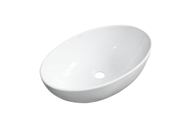 Раковина (умывальник) Sanita Luxe Ringo 53 накладная (чаша на столешницу) WB.CT/Ringo/53-N/WHT.G/S1