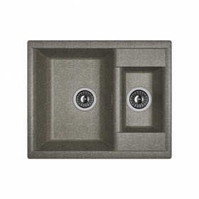 Мойка для кухни Dr.Gans Астра 620K 25.065.D0620.407 прямоуг. 62х51 глуб. 20см вып. 3 1/2" (врезная) чёрная