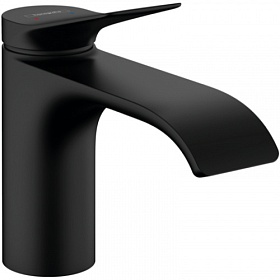 Смеситель для умывальника (раковины) Hansgrohe Vivenis 75010670 чёрный латунь