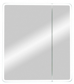 Зеркало-шкаф Континент Emotion Led 70x80 белое LED подсветка МВК029