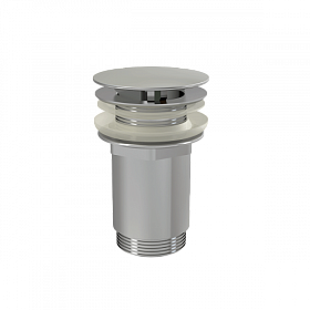 Донный клапан 1 1/4" Alca Drain A396 без перелива металл Водяной