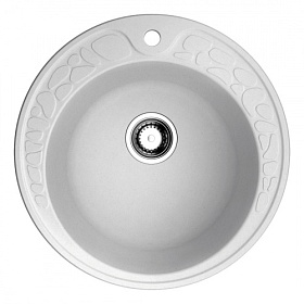 Мойка для кухни Omoikiri Tovada 51-PA 4993365 круглая 51х51 глуб. 20,7см (толщ.10мм) вып. 3 1/2" (врезная) пастила
