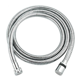 Шланг для душа 150-200 см имп/конус Lemark LE8034S нерж. сталь с защитой от перегибов растягивающийся