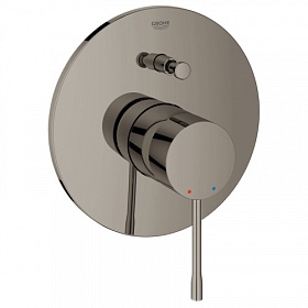 Смеситель для ванны/душа (короткий излив) (внешняя часть) Grohe Essence 24058A01 графит латунь